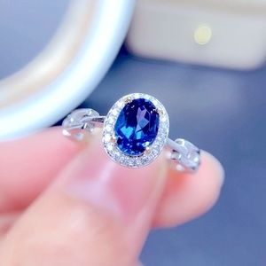 Dazzle Gems Biur Oval Crystal Ring Cubic Zirconia Diamond Stones Adjustable Ring